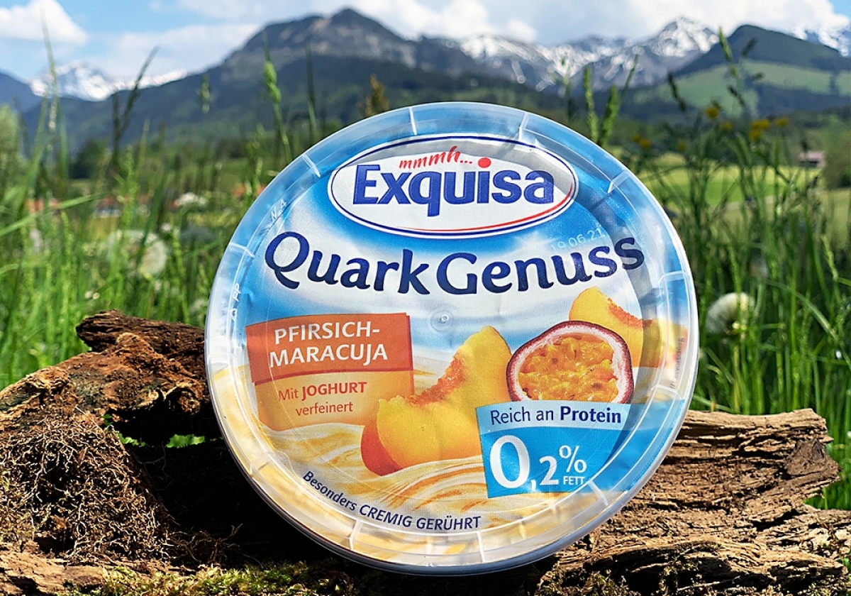 Exquisa Quark   Pfirsich Geschmack